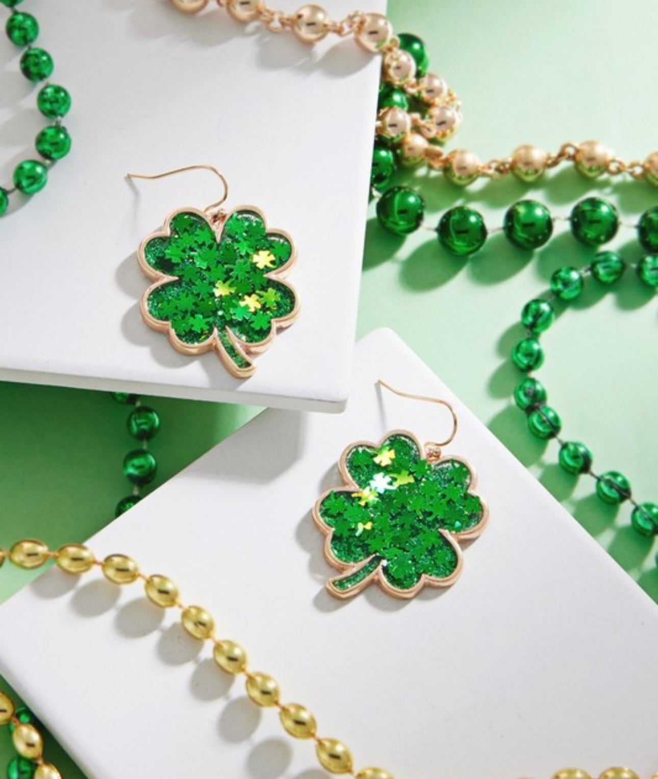 “St Patty’s Clover” Earrings