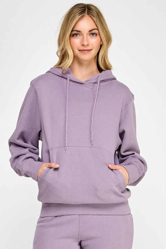RELAX FIT FLEECE PULLOVER HOODIE