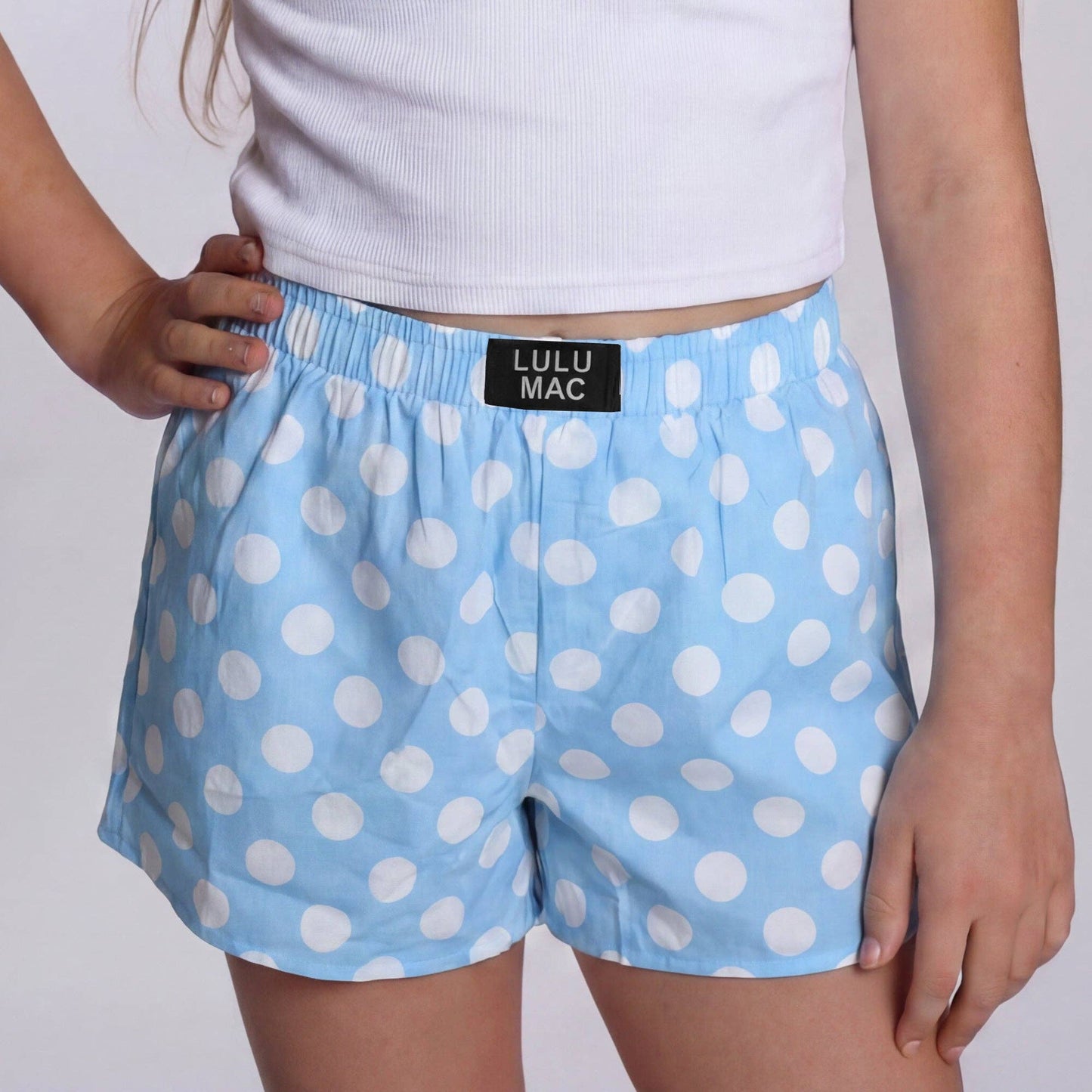LULU MAC Polka Dot KIDS SHORTS