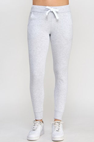 "Ice Grey" Skinny Joggers