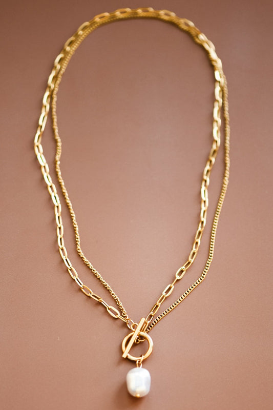 Mia's 18k Non-tarnish Stainless Steel Chain Necklace