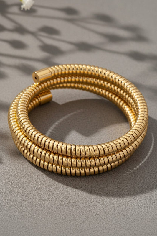 Chunky Coil Bangle