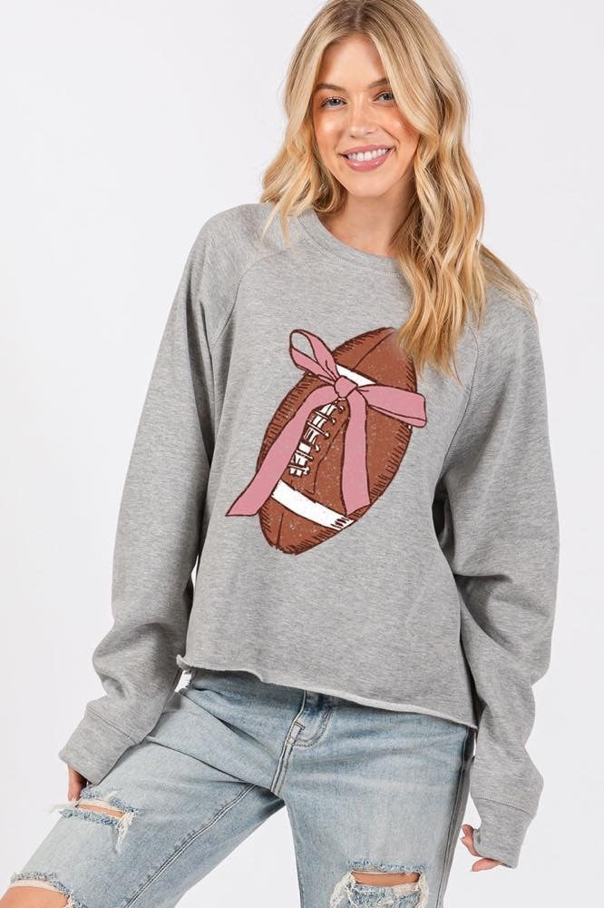 "Bows & Football" Sweatshirt
