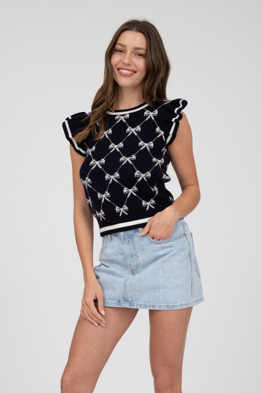 "Bows & Babes" Top