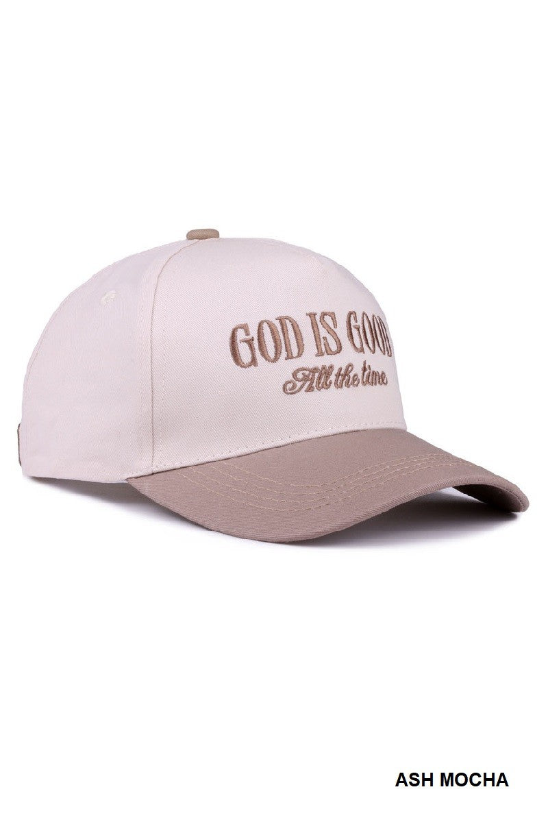 "GOD IS GOOD ALL THE TIME" CAP