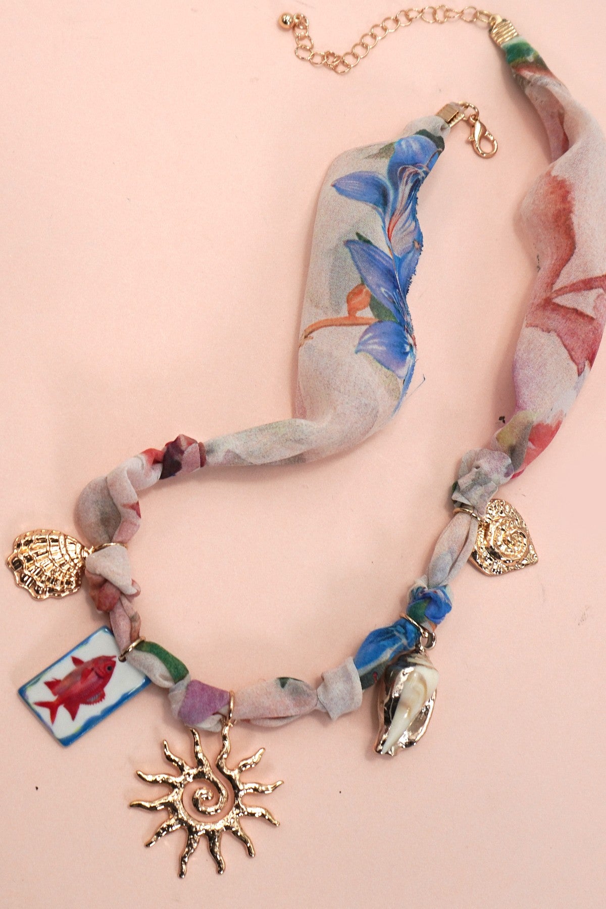 Coastal Scarf Necklace