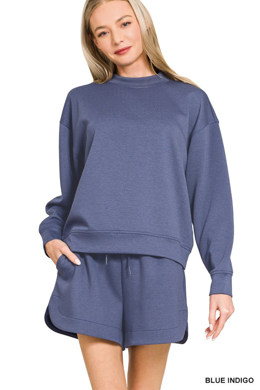 Mock neck SS Set