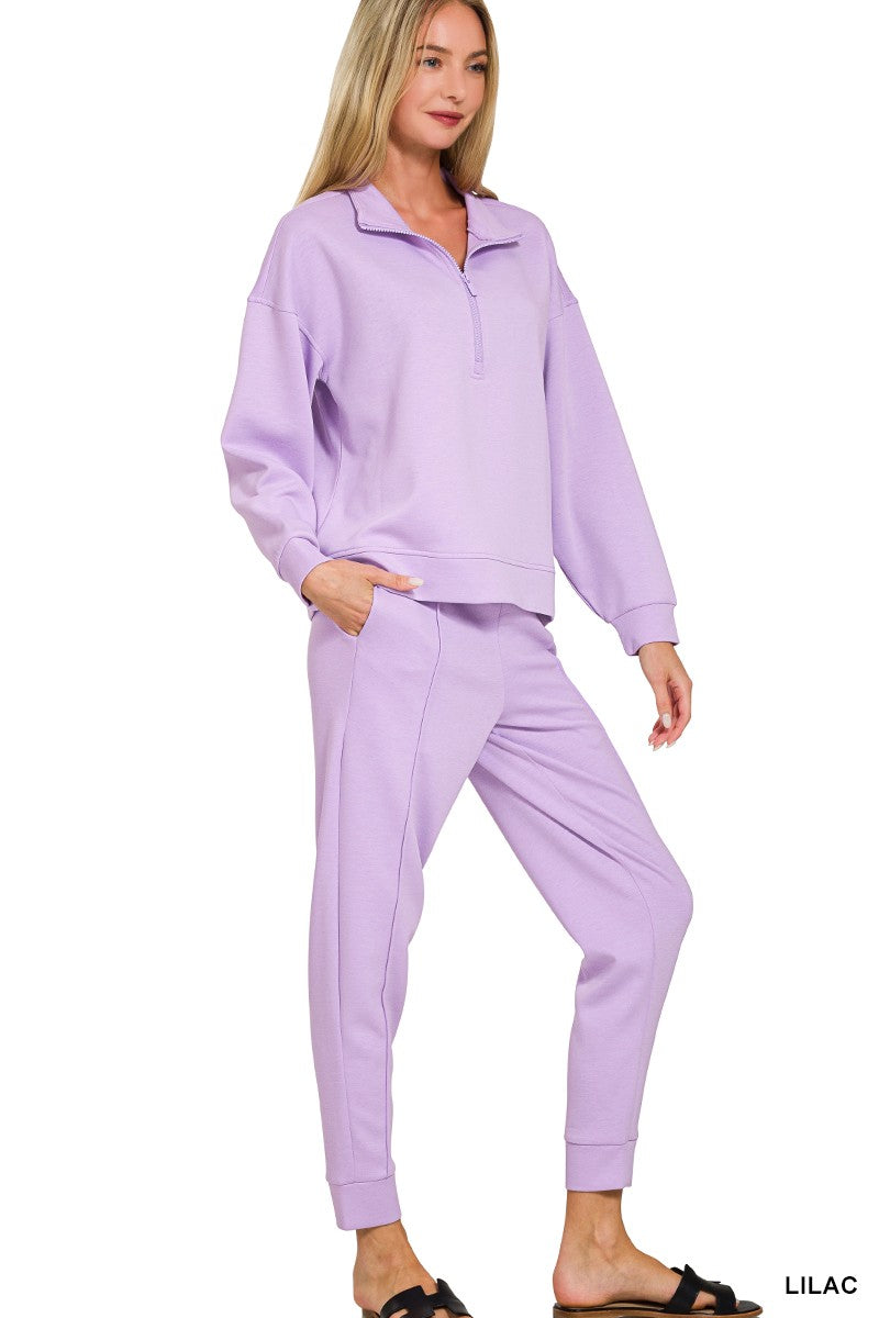 Scuba Half Zip Pullover & Jogger Set