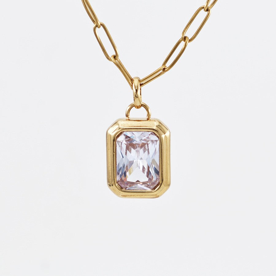 Square Pendant Necklace
