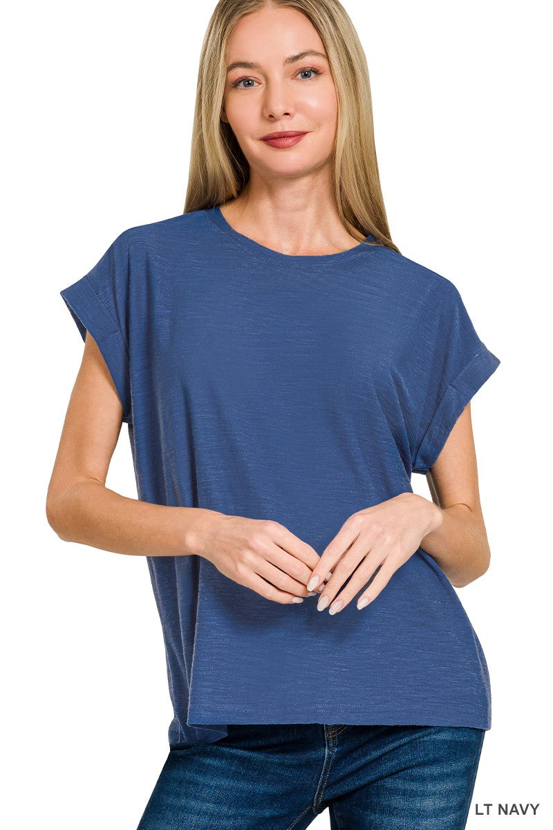 Cotton Slub Short Sleeve Tee