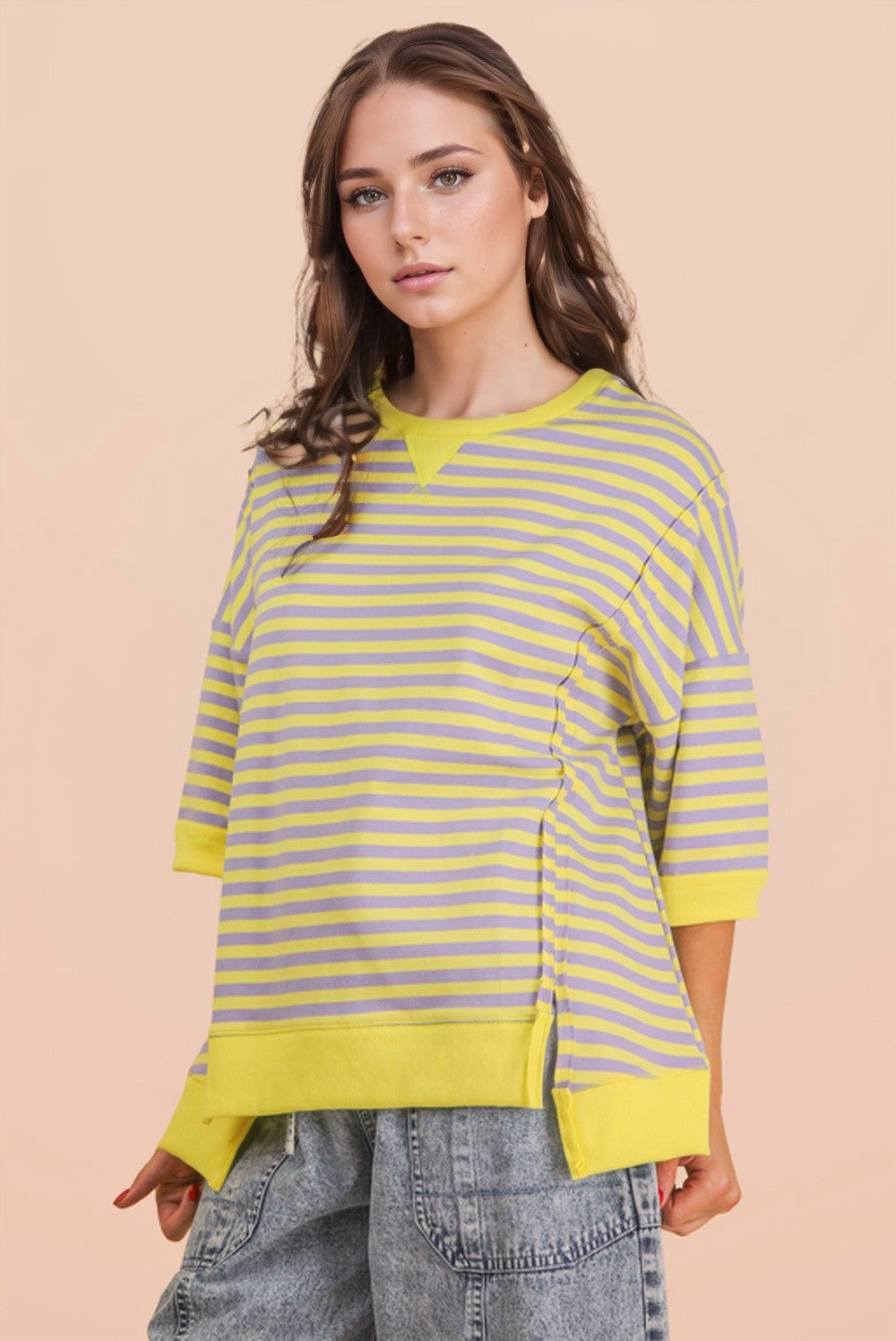 Lemon/lavender top