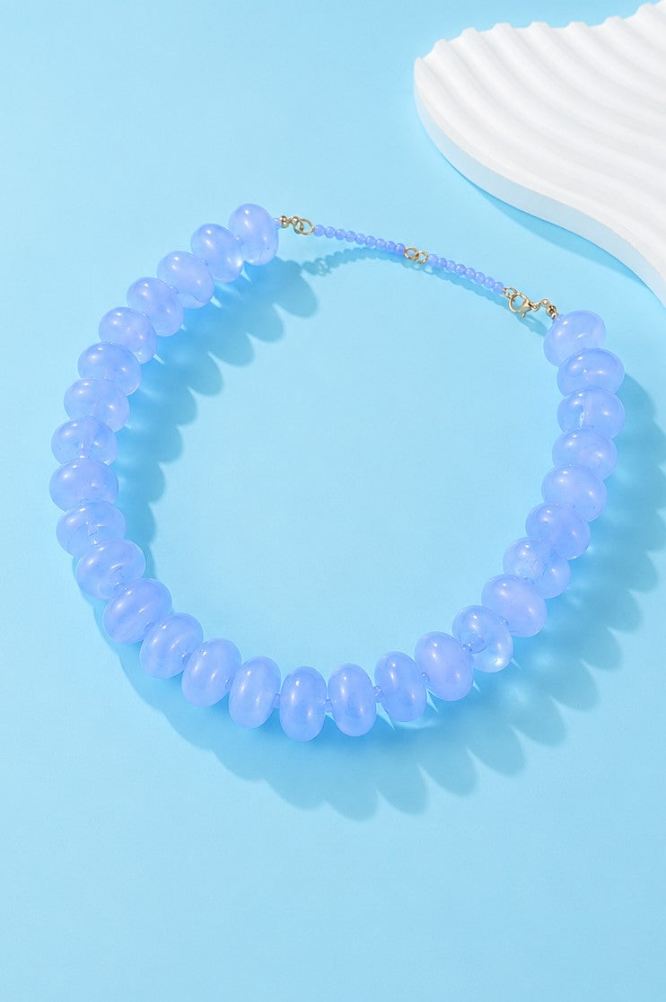 Chunky Beaded Natural Swirl