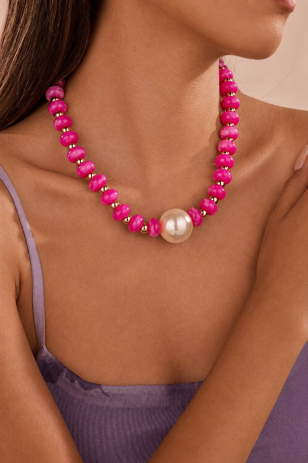 Pearl Beaded Necklaces