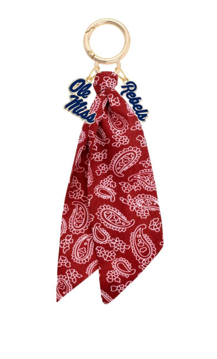 Ole Miss Rebel Bag Charm