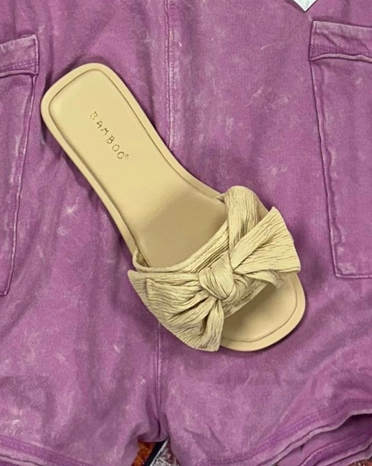 "Knotted Bow" Sandal