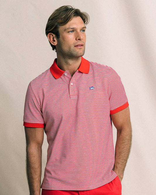 Southern Tide Stripe Polo