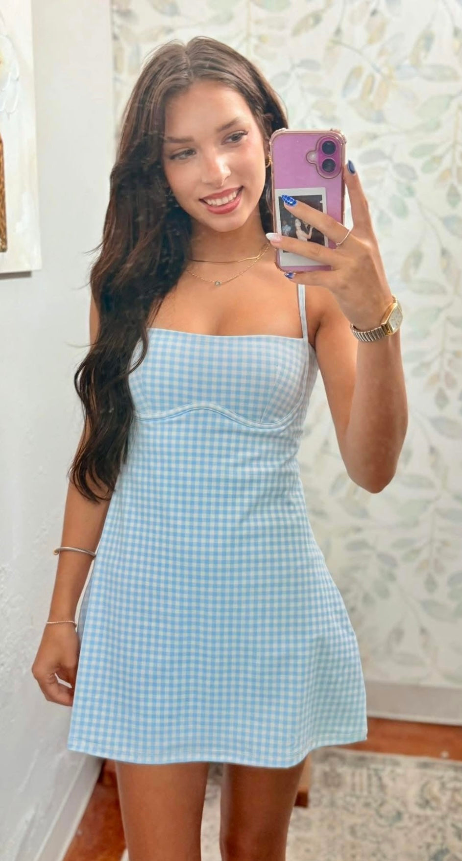 Gingham Sweetheart Dress
