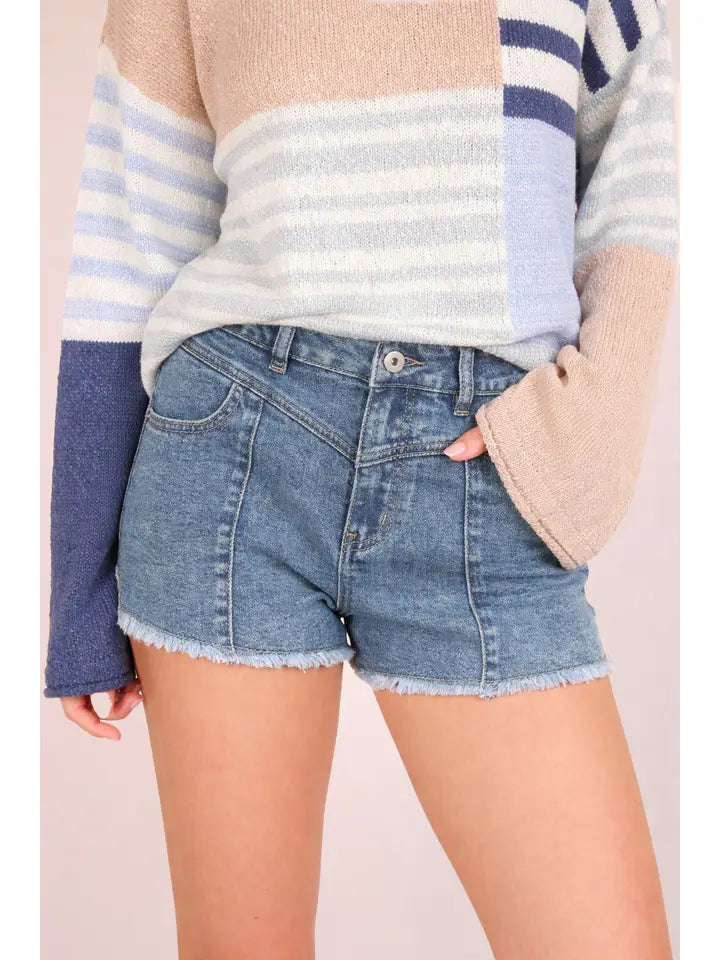 Very J frayed shorts