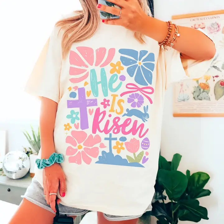 "He Is Risen" Tee"