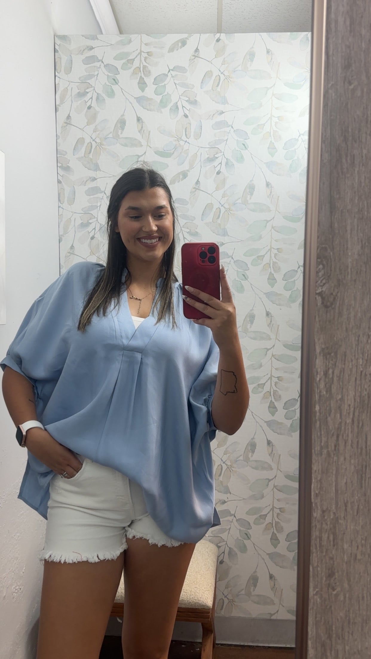 "Baby Blue" Top