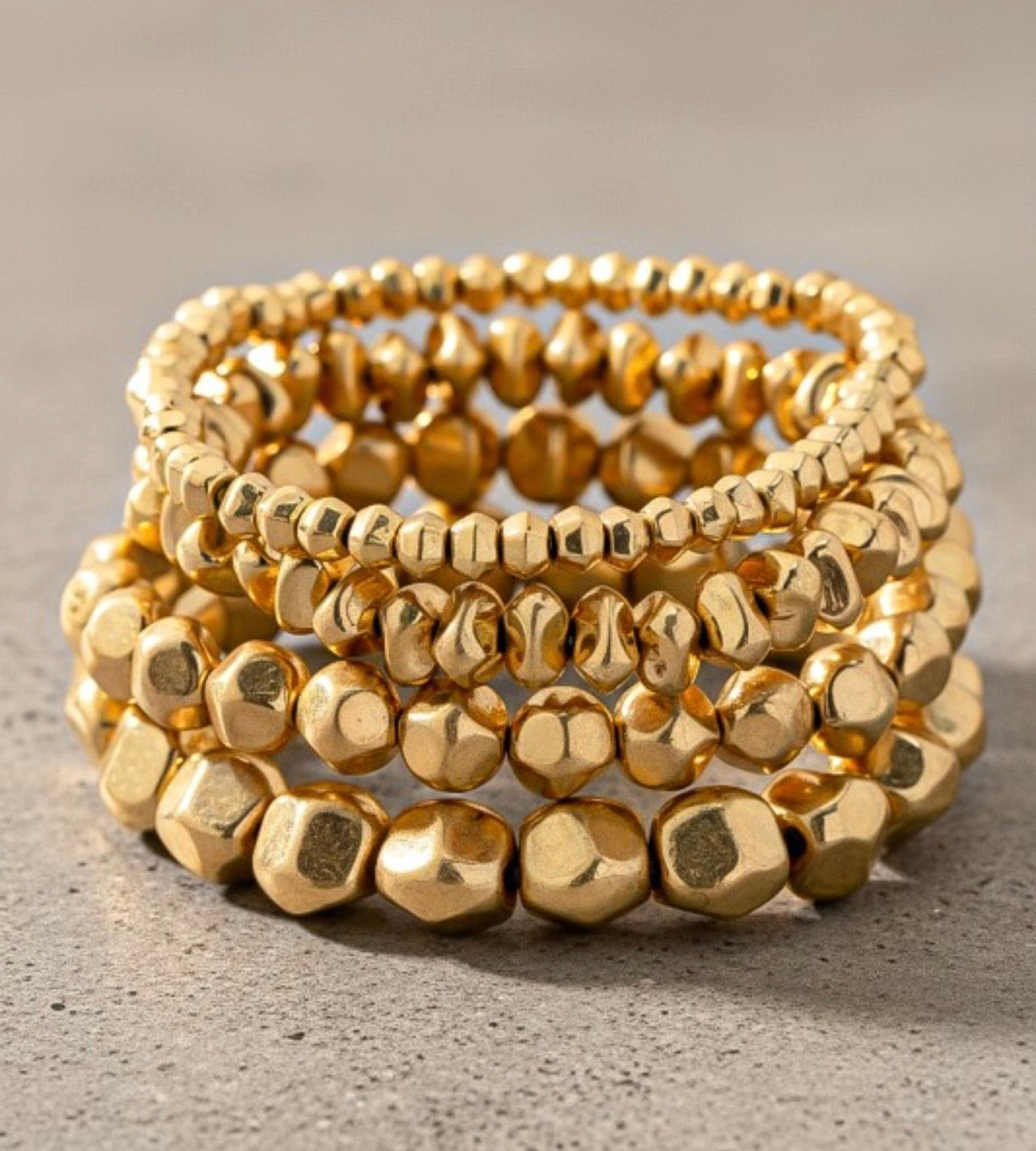 Hollow Bead stretch bracelet