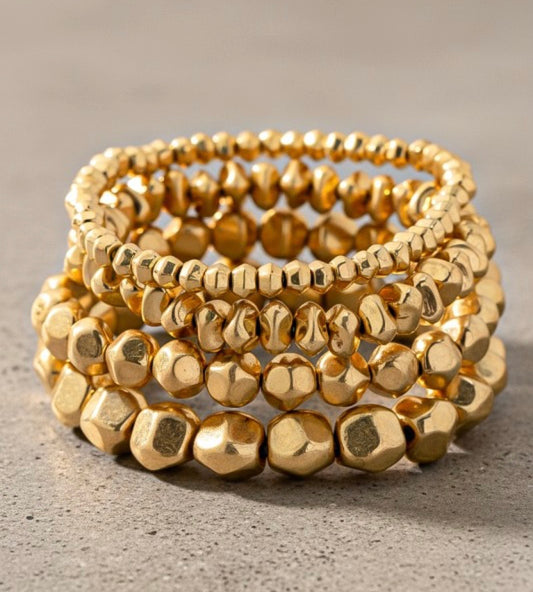 Hollow Bead stretch bracelet