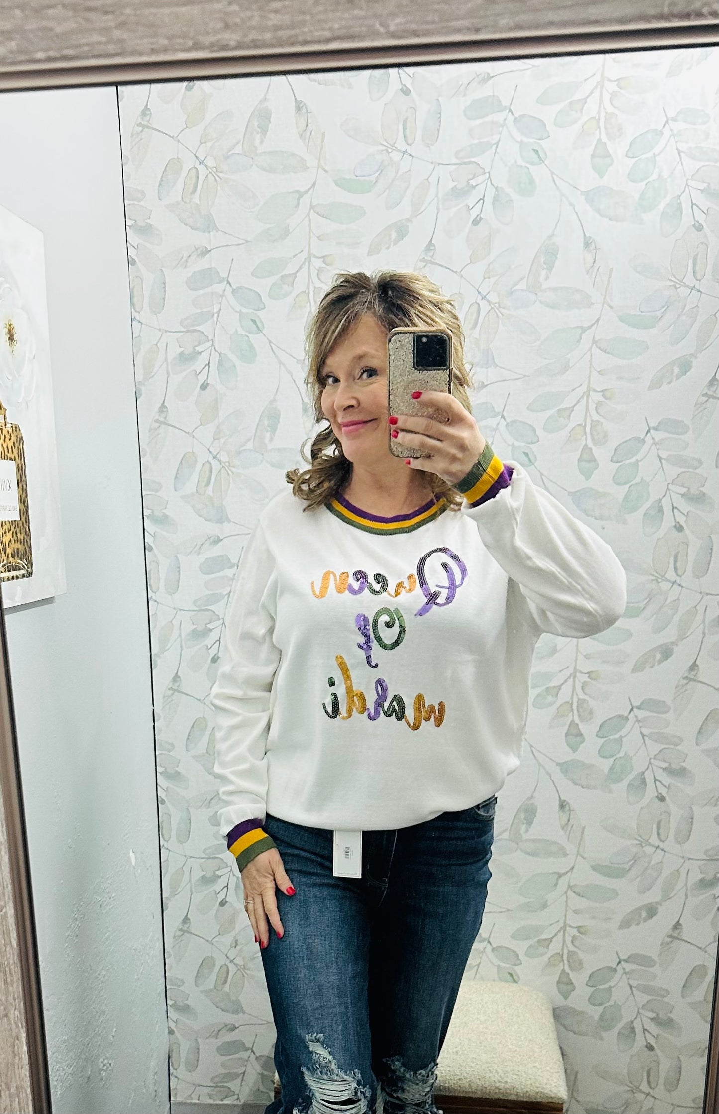 "Queen Of Mardi" Top