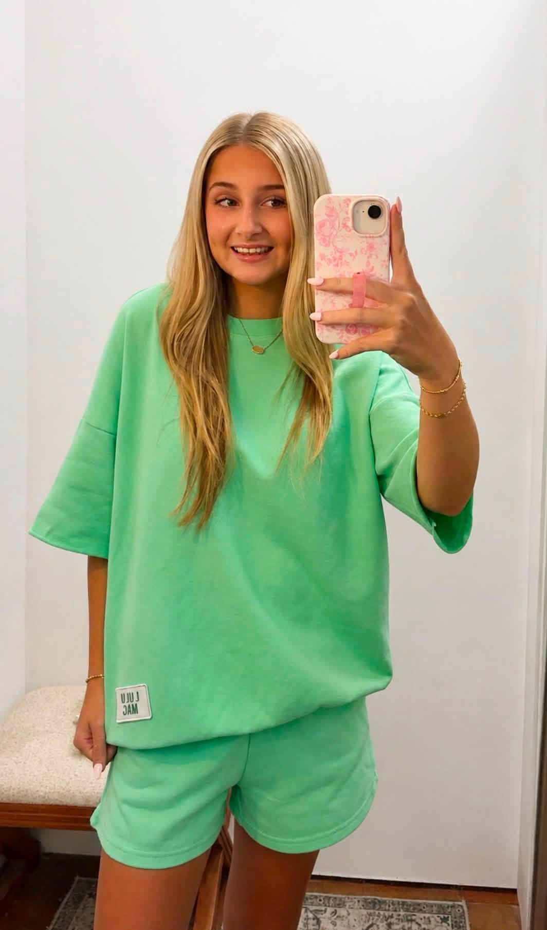 LM SS Terry Cloth Top