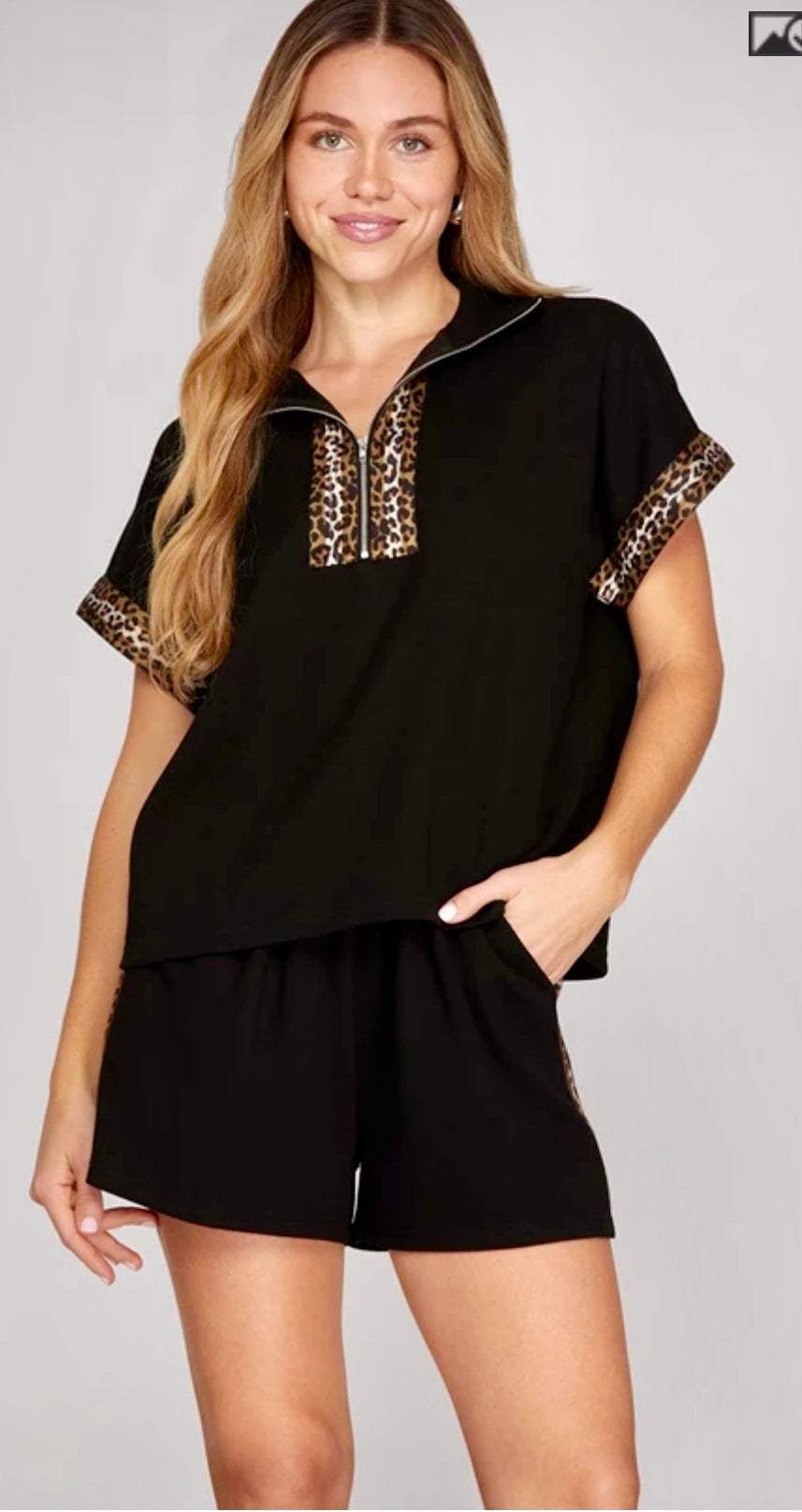 "Back in Leopard" Top
