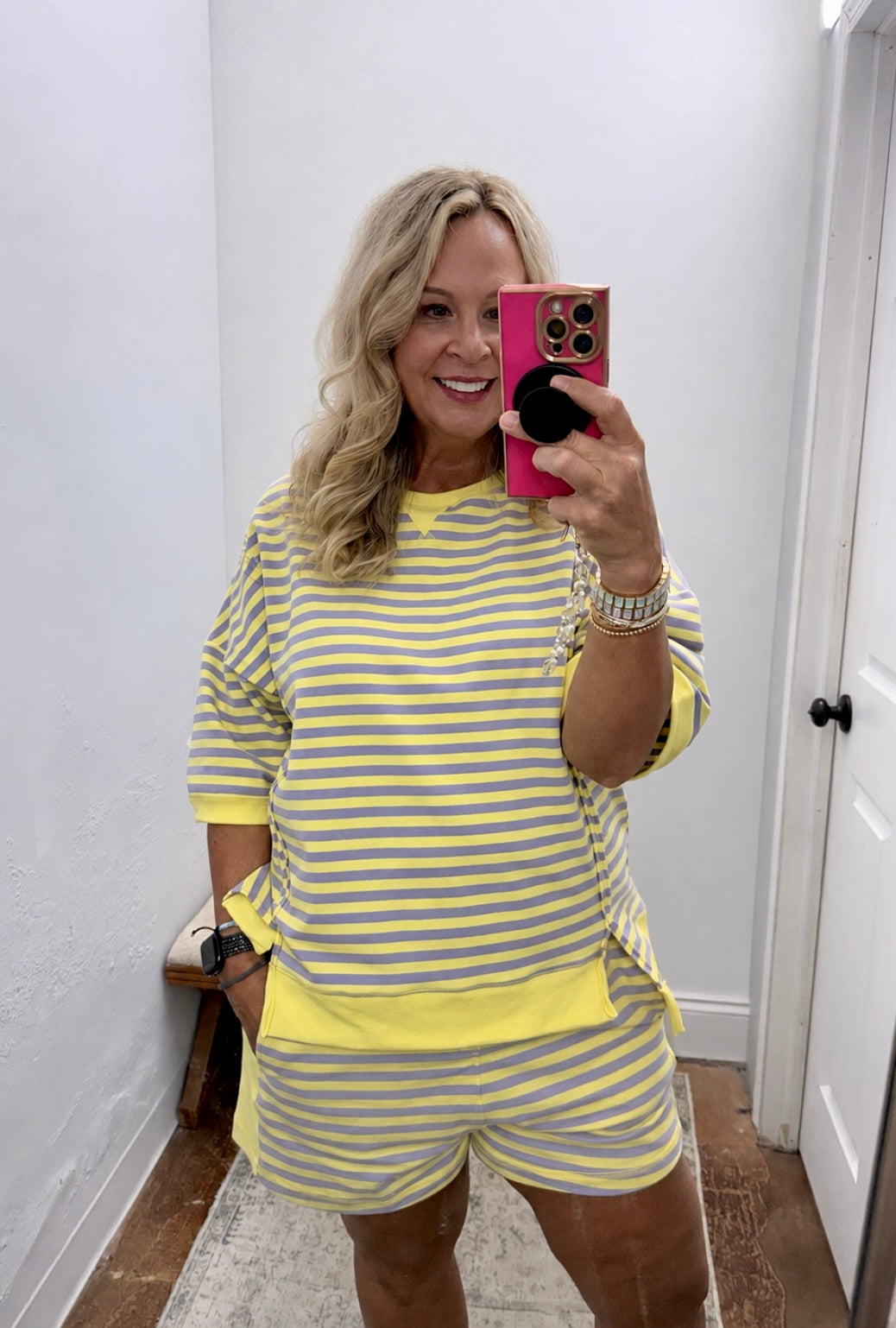 Lemon/lavender top