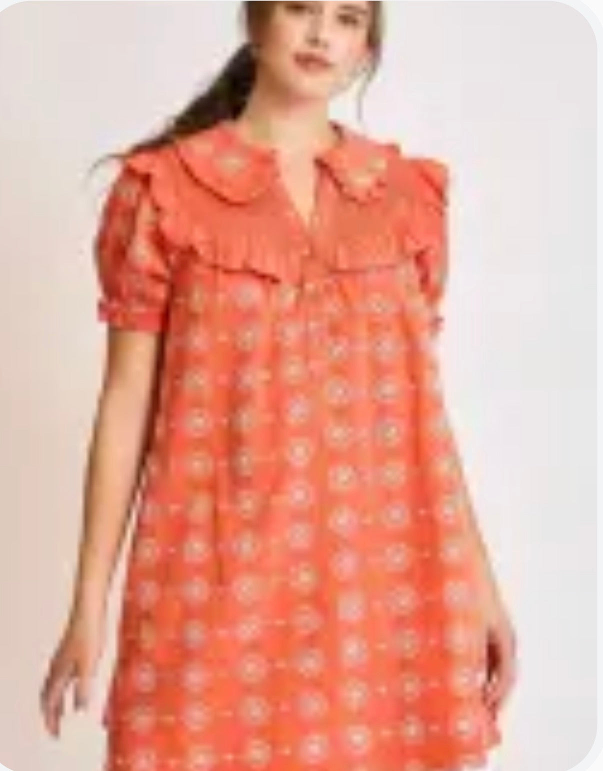 Coral dress
