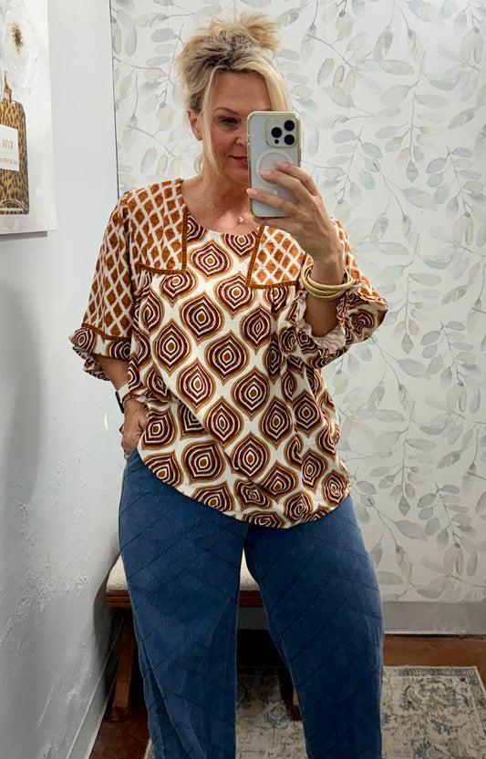 "Disco Fever" Curvy Top