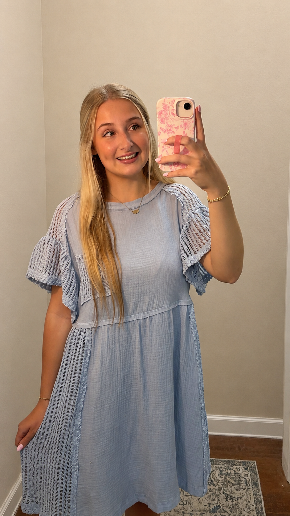 Waffle Knit Dress