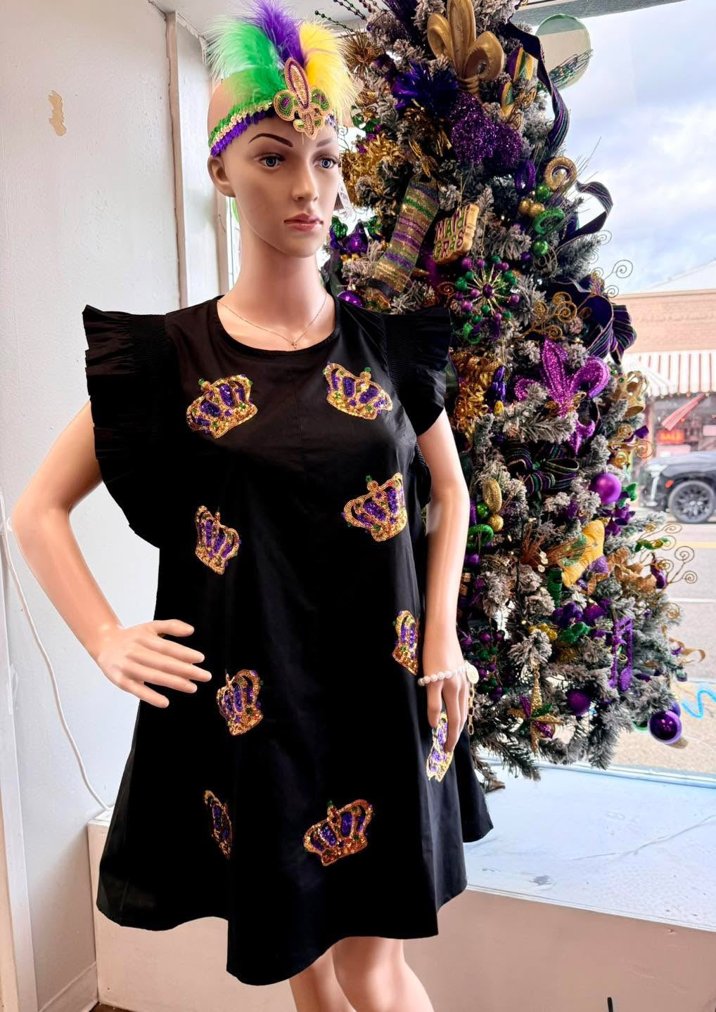 Mardi Gras Crown Dress