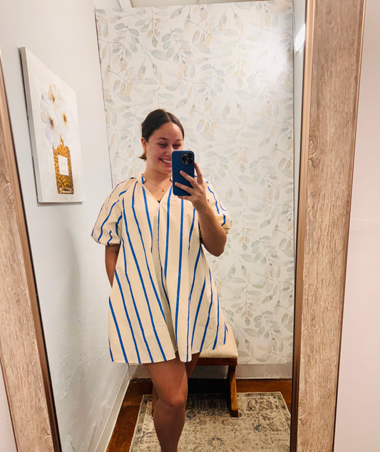 "Royal Stripes" dress