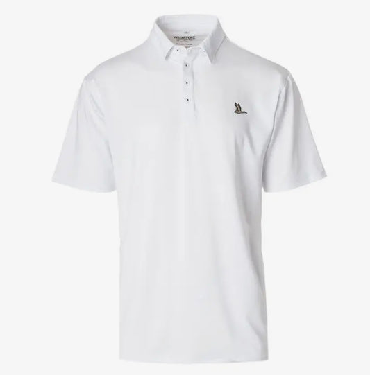 Roost White Childrens Polo