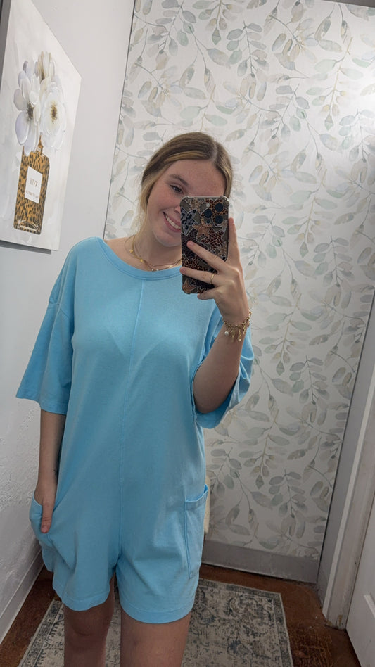 "Washed Away" Romper