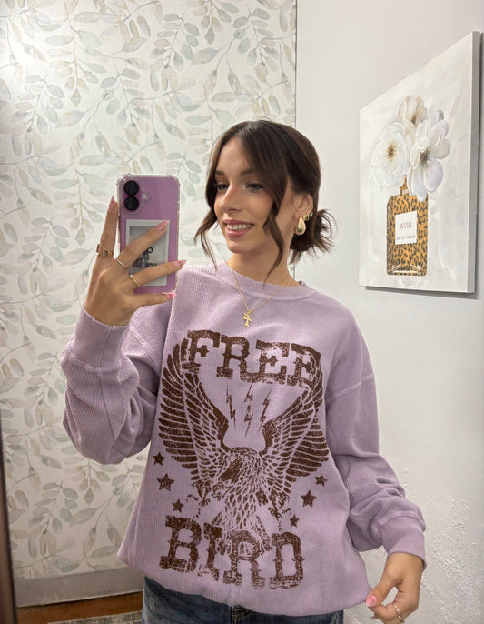 “Lilac Free Bird” Sweatshirt