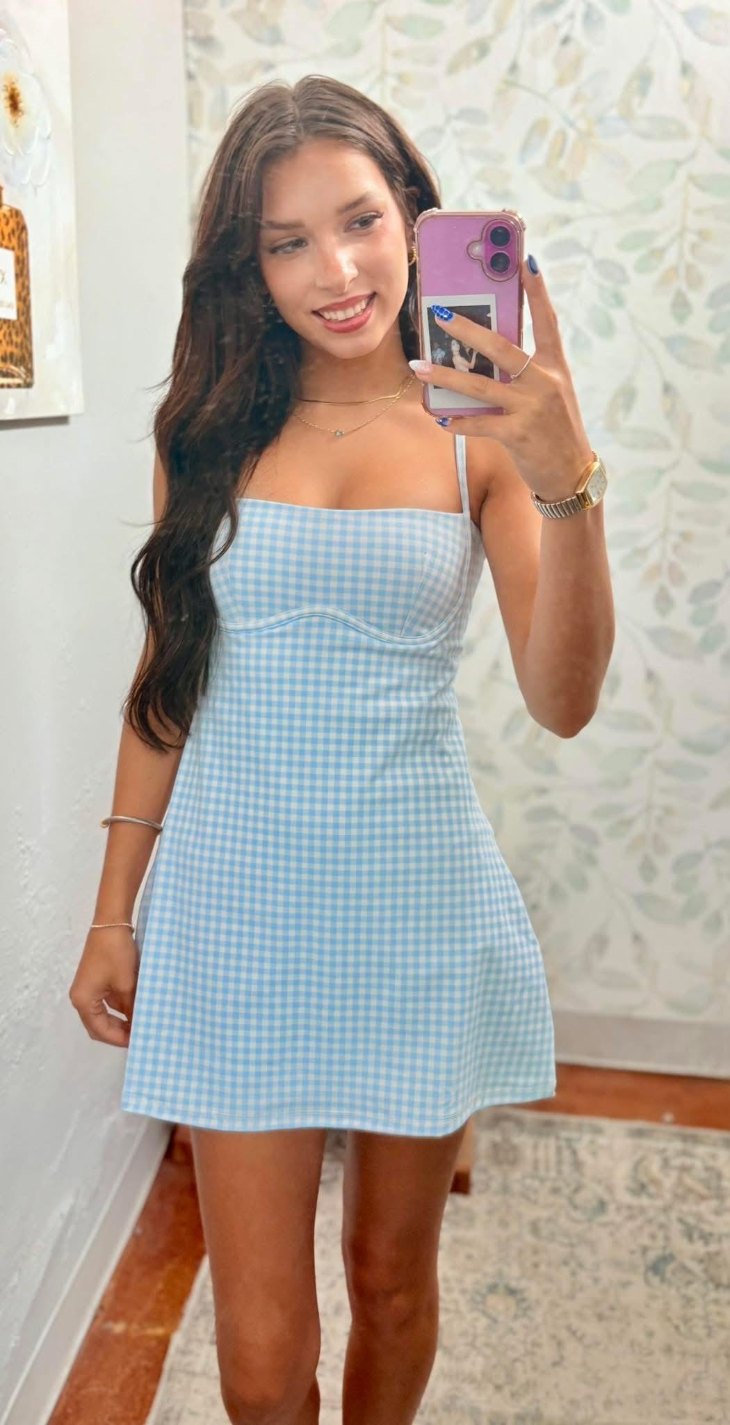 Gingham Sweetheart Dress