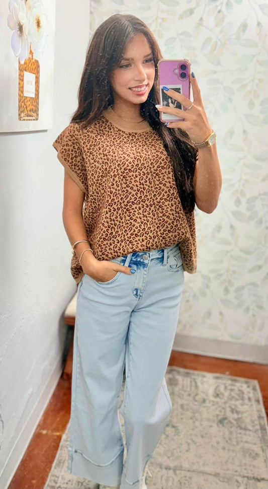 "Cheeky Cheetah" Top