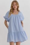 Light Blue Basic Dress