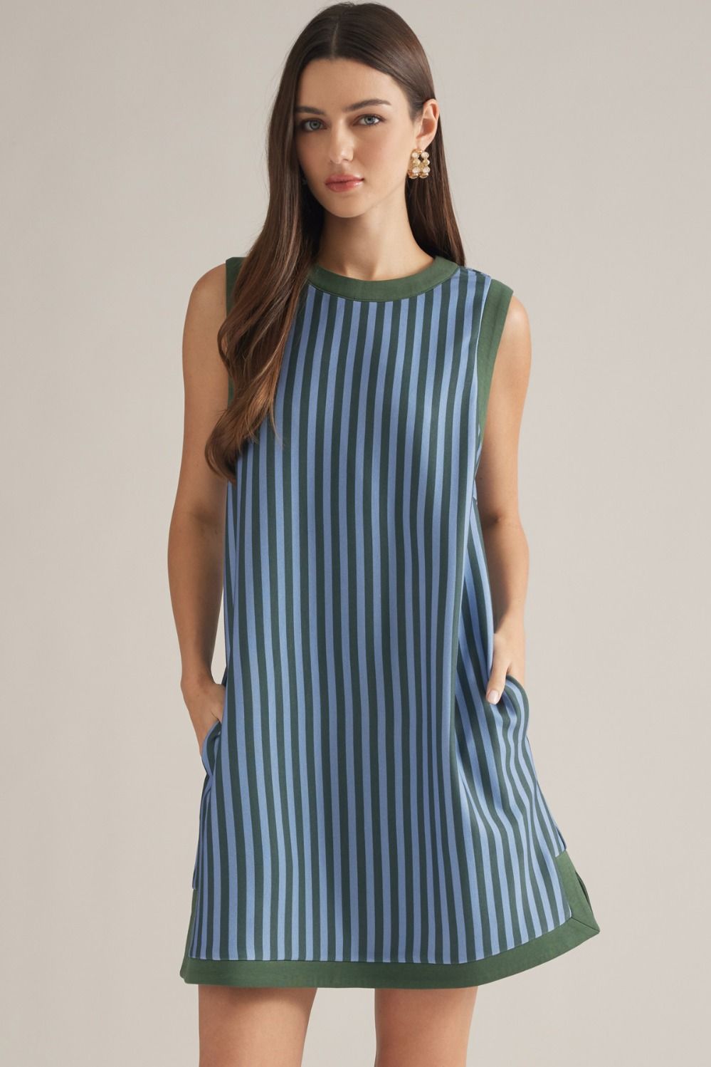 Feeling Blue striped dress