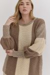 Mocha Curvy Sweater