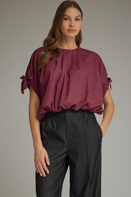 Sleeve tie top