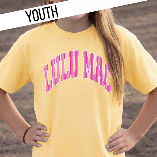 Lulu Mac Stripe Youth CC Tee