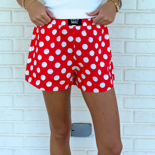 Lulu Mac Adult Polka Dot Shorts