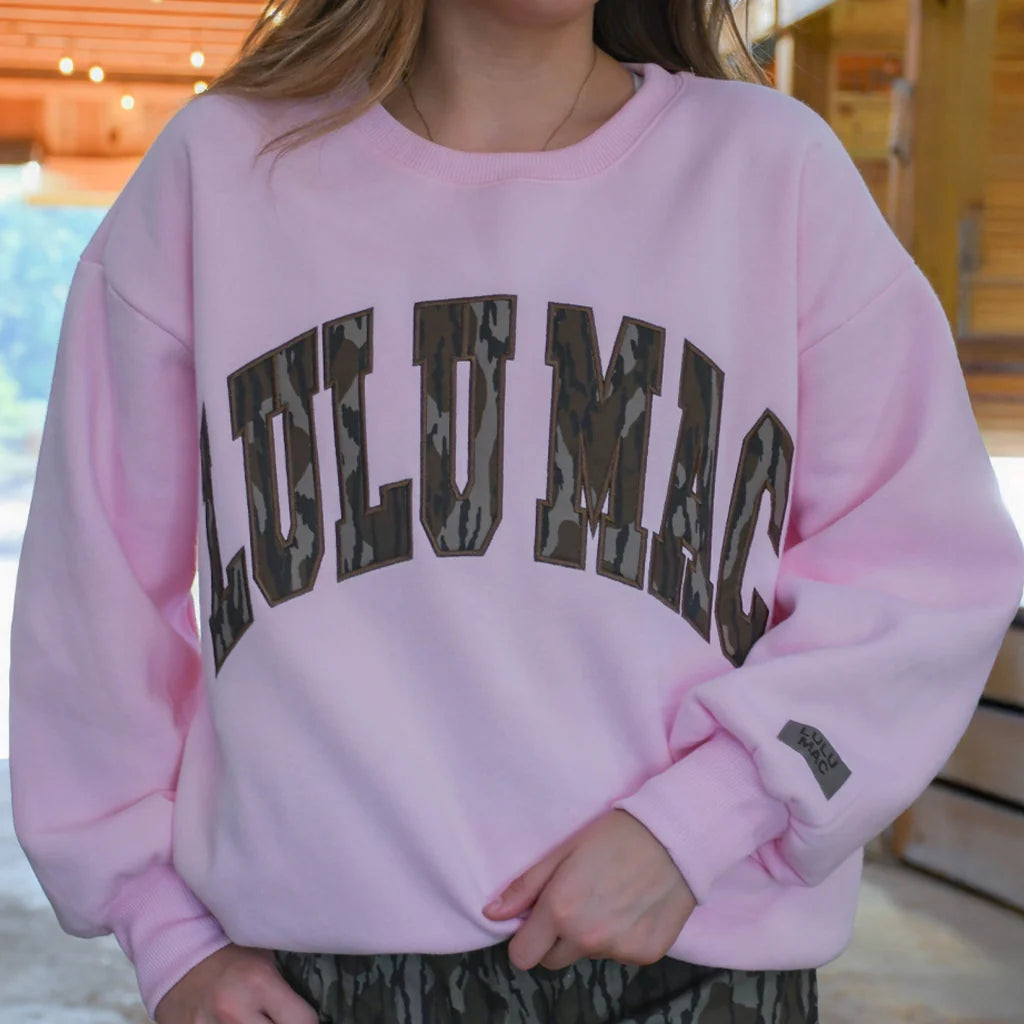 Lulu Mac Mossy Oak Bottomland sweatshirt adult