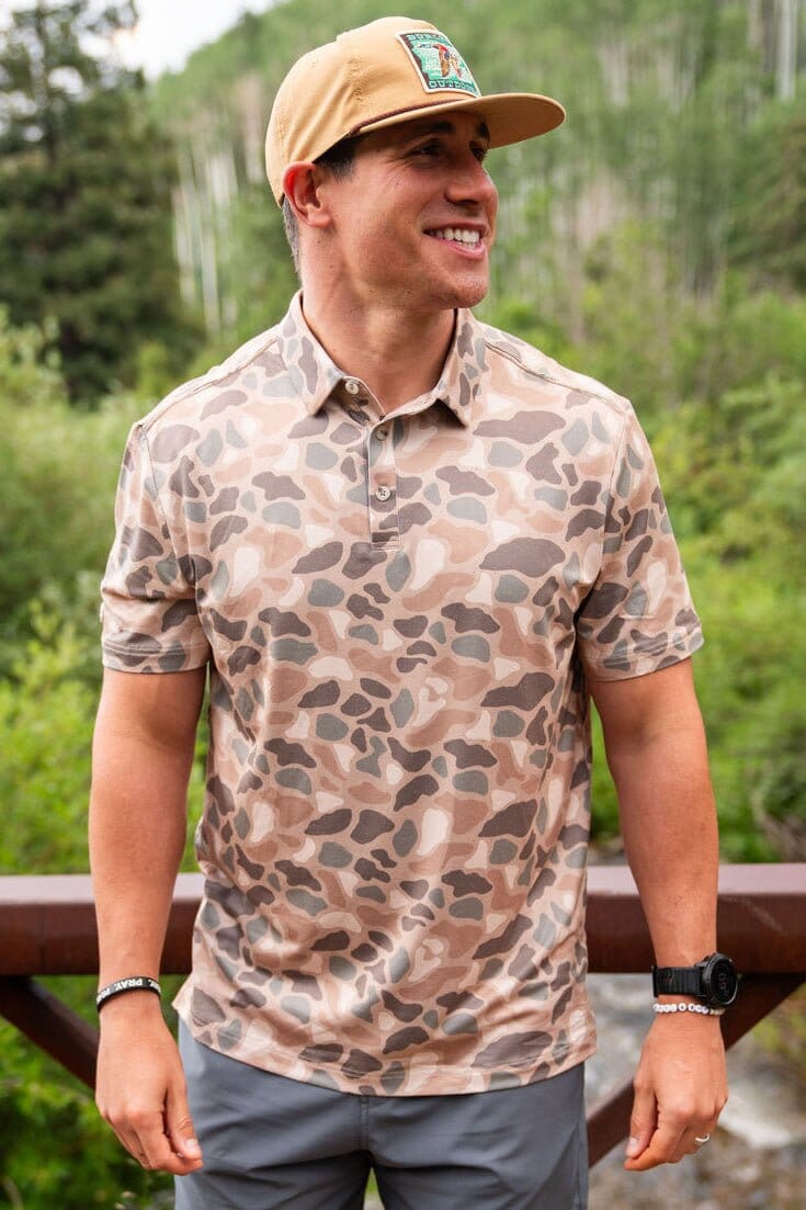 "Pintail Camo" Performance Polo