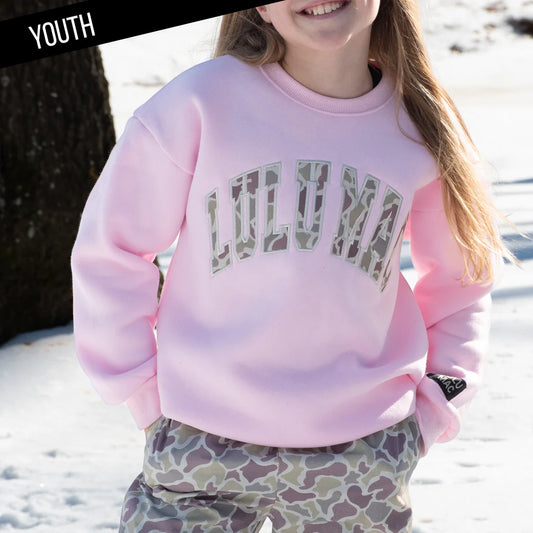 Youth Pink Camo Lulu Mac SS
