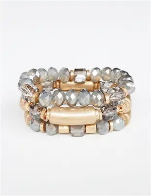 "Crystal Gray"  Bracelet